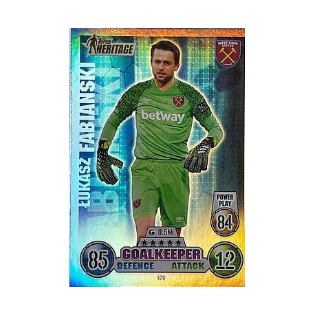 Łukasz Fabiański Heritage West Ham United 470