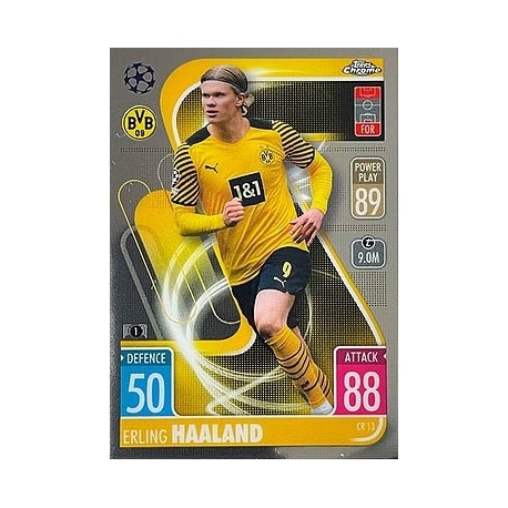 Erling Haaland Chrome Preview Borussia Dortmund CR13