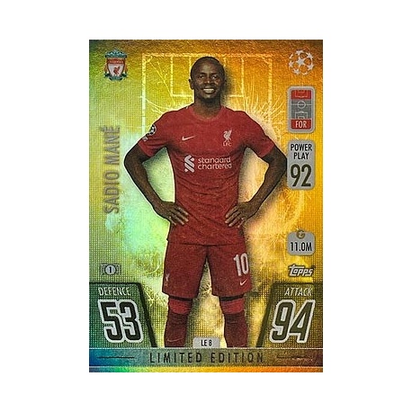 Sadio Mané Limited Edition Gold Liverpool LE8