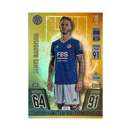James Maddison Limited Edition Gold Leicester City LE11