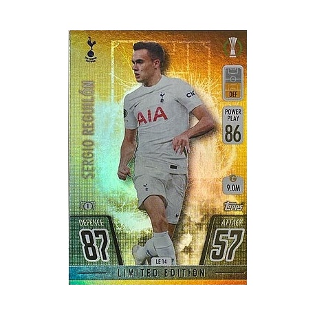 Sergio Reguilón Limited Edition Gold Tottenham Hotspur LE14
