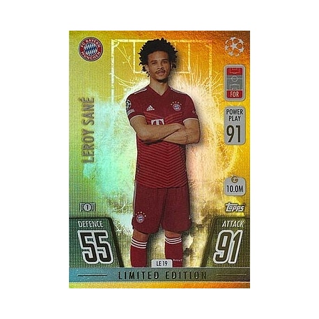 Leroy Sané Limited Edition Gold Bayern Munich LE19