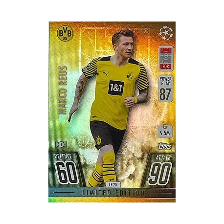 Marco Reus Limited Edition Gold Borussia Dortmund LE20