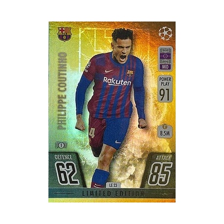 Philippe Coutinho Limited Edition Gold Barcelona LE23