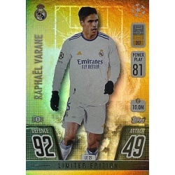 Raphael Varane Limited Edition Gold Real Madrid LE25