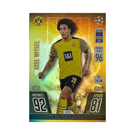 Axel Witsel Limited Edition Gold Borussia Dortmund LE29