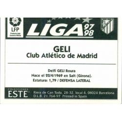 Geli Atletico De Madrid Ediciones Este 1997-98
