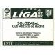 Solozabal Atletico Madrid Baja Ediciones Este 1997-98