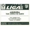 Aguilera Atletico De Madrid Ediciones Este 1997-98