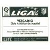 Vizcaíno Atletico De Madrid Ediciones Este 1997-98