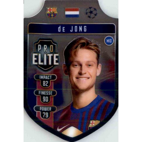 Frenkie de Jong Chrome PRO ELITE Barcelona SH14