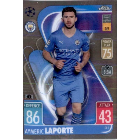 Aymeric Laporte Chrome Preview Manchester City CR1