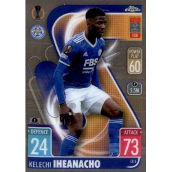 Kelechi Iheanacho Chrome Preview Leicester City CR8