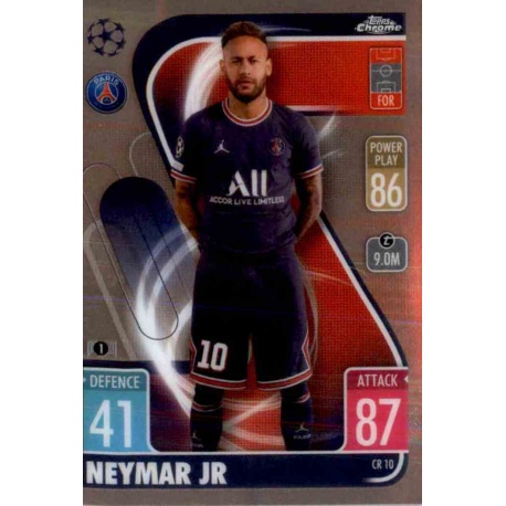 Neymar Jr Chrome Preview Paris Saint-Germain CR10