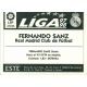 Fernando Sanz Real Madrid Ediciones Este 1997-98