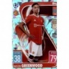Trading Cards Mason Greenwood Crystal Parallel Manchester United Topps Match Attax 2021/22