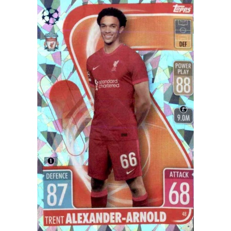 Trent Alexander-Arnold Crystal Parallel Liverpool 48