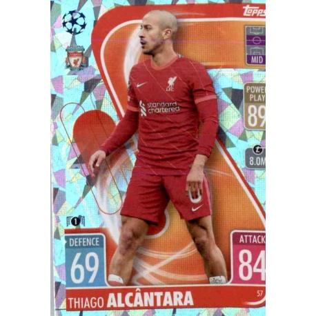 Thiago Alcântara Crystal Parallel Liverpool 57