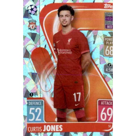 Curtis Jones Crystal Parallel Liverpool 58