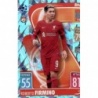 Soccer Trading Cards Roberto Firmino Crystal Parallel Liverpool Topps Match Attax 2021/22