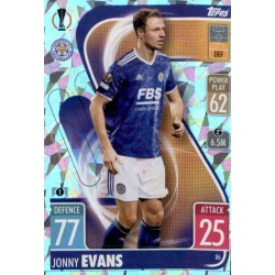 Jonny Evans Crystal Parallel Leicester City 86