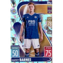 Harvey Barnes Crystal Parallel Leicester City 95