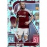 Soccer Trading Cards Vladimír Coufal Crystal Parallel West Ham United Match Attax Champions League 2021/22
