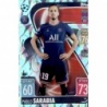 Soccer Trading Cards Pablo Sarabia Crystal Parallel Paris Saint-Germain Topps Match Attax 2021/22