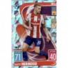 Sale Trading Cards Mario Hernoso Crystal Parallel Atlético Madrid Match Attax Champions League 2021/22