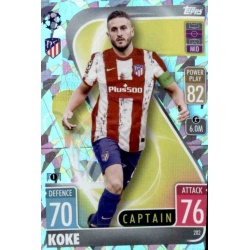 Koke Crystal Parallel Atlético Madrid 202