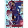 Trading Cards Jordi Alba Crystal Parallel Barcelona Topps Match Attax 2021/22