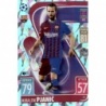 Soccer Trading Cards Miralem Pjanić Crystal Parallel Barcelona Match Attax Champions League 2021/22