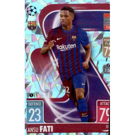 Ansu Fati Crystal Parallel Barcelona 222