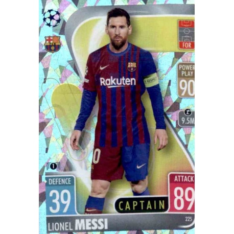 Lionel Messi Crystal Parallel Barcelona 225