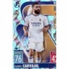 Soccer Trading Cards Daniel Carvajal Crystal Parallel Real Madrid Topps Match Attax 21/22