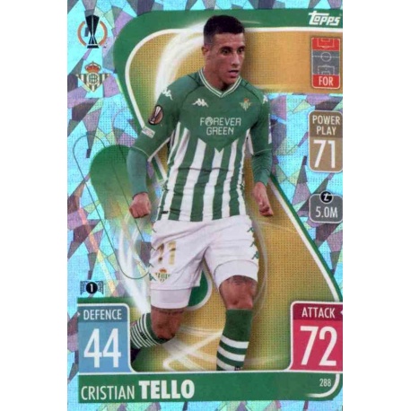 Cristian Tello Crystal Parallel Betis 288