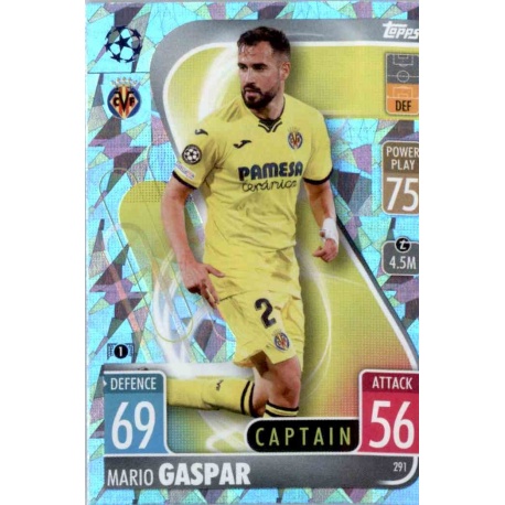 Mario Gaspar Crystal Parallel Villarreal 291