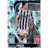 Soccer Trading Cards Federico Chiesa Crystal Parallel Juventus Topps Match Attax 2021/22