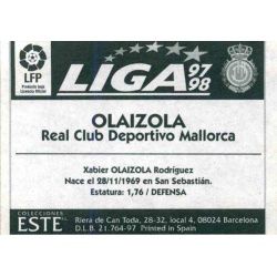 Olaizola Mallorca Ediciones Este 1997-98