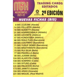 Checklist Fichas Bis Nuevas Cartas Bis