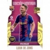Soccer Trading Cards Luuk de Jong Edición Limitada Panini Megacracks 20/21