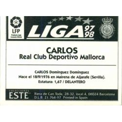 Carlos Mallorca Ediciones Este 1997-98