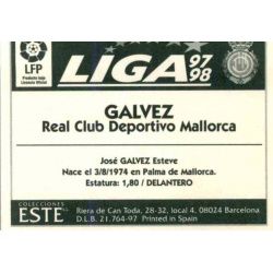 Gálvez Mallorca Ediciones Este 1997-98