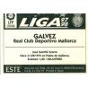 Gálvez Mallorca Ediciones Este 1997-98