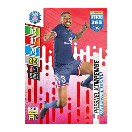 Presnel Kimpembe Fans' Favourites Paris Saint-Germain 216