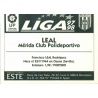 Leal Merida Baja Ediciones Este 1997-98
