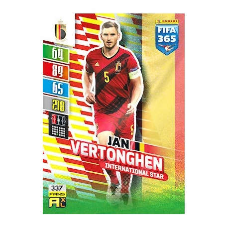 Jan Vertonghen International Star Belgium 337