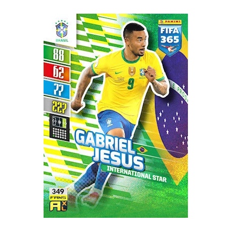 Gabriel Jesus International Star Brazil 349