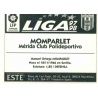 Momparlet Merida Ediciones Este 1997-98