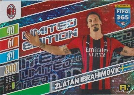 285 Zlatan Ibrahimović Star Player Panini FIFA 365 2022 Sticker Nr